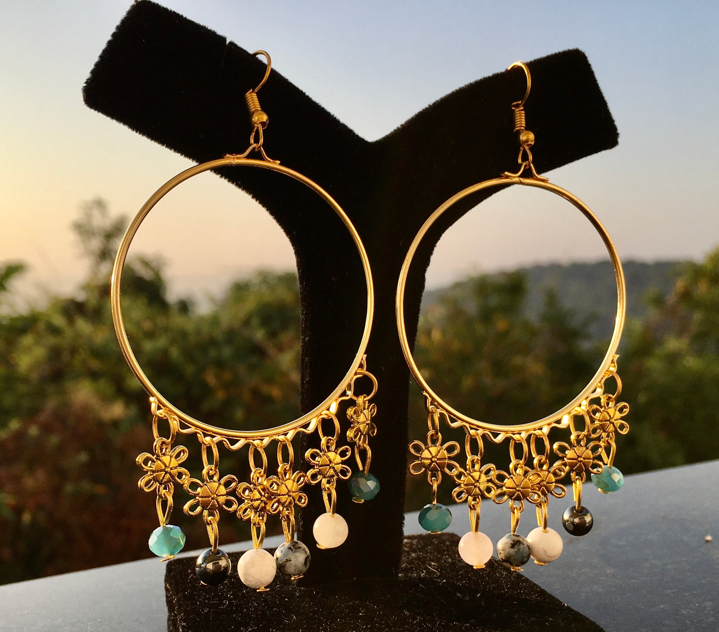 May these morganite earrings,elevate your style and spiritual connection.The delicate hues of these beauties,resonate with your heart chakra, fostering emotional balEarringsSpectakCircle