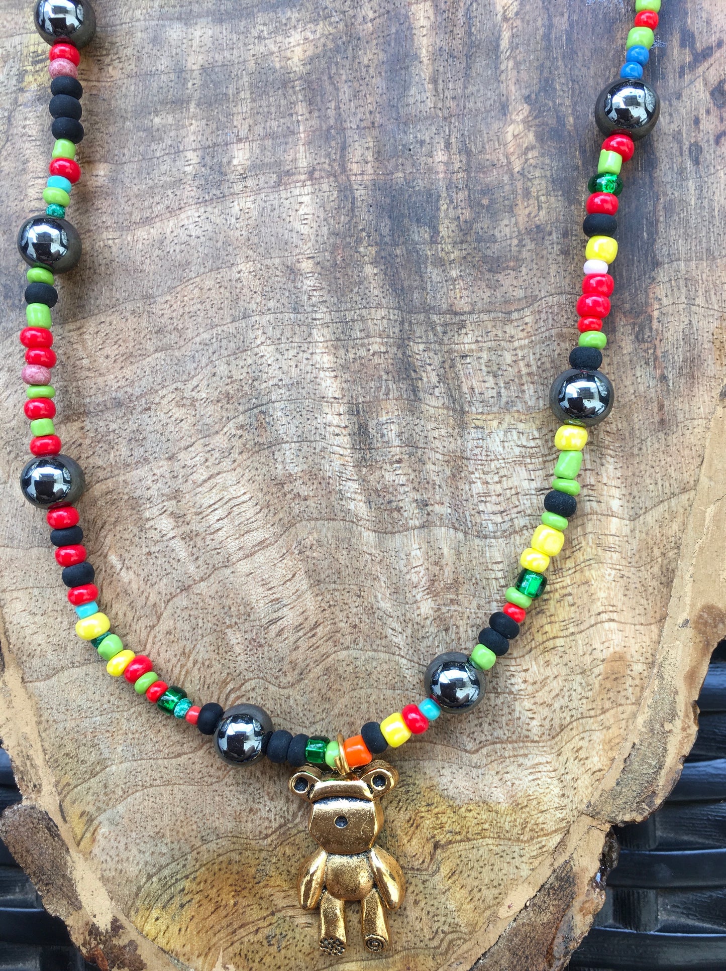 May this hematite necklace ground and protect you. Hematite connects us to the earth, making us feel safe and secure. Which in turn gives us a safe space to create hNecklacesSpectakBear Necessities