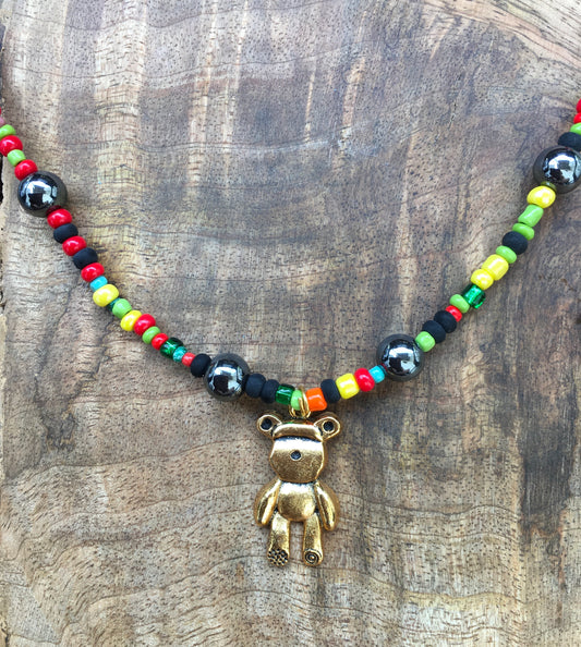 May this hematite necklace ground and protect you. Hematite connects us to the earth, making us feel safe and secure. Which in turn gives us a safe space to create hNecklacesSpectakBear Necessities