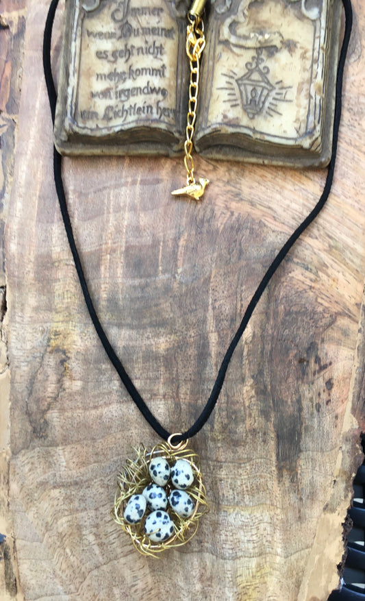 May this Dalmatian Jasper necklace help bring peace and clarity to reveal one’s strengths and weaknesses while bringing with it a calm sense of tranquility,wholenessNecklacesSpectakSpotty’