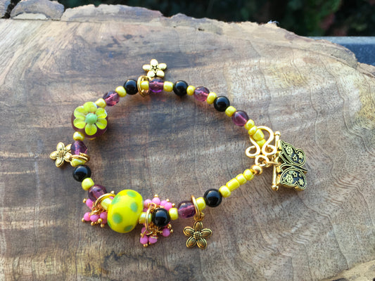 May this obsidian bracelet, absorb, block and transform all negative energies around you. Obsidian is believed to be a stone of grounding and clarity. It helps to coBraceletsSpectakLemon Sorbet