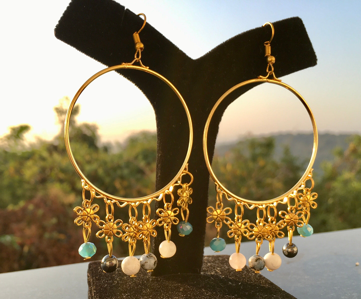 May these morganite earrings,elevate your style and spiritual connection.The delicate hues of these beauties,resonate with your heart chakra, fostering emotional balEarringsSpectakCircle