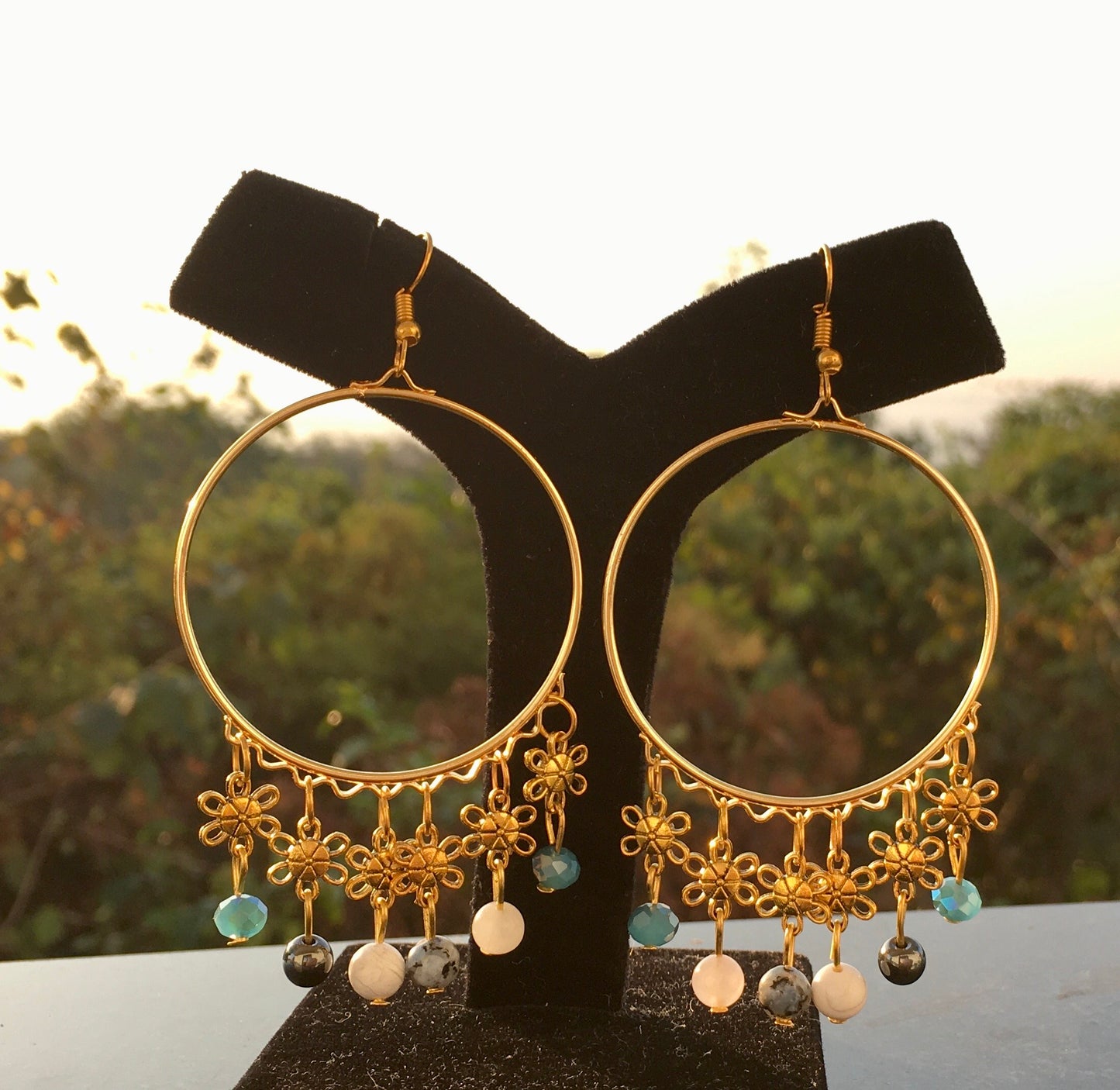 May these morganite earrings,elevate your style and spiritual connection.The delicate hues of these beauties,resonate with your heart chakra, fostering emotional balEarringsSpectakCircle