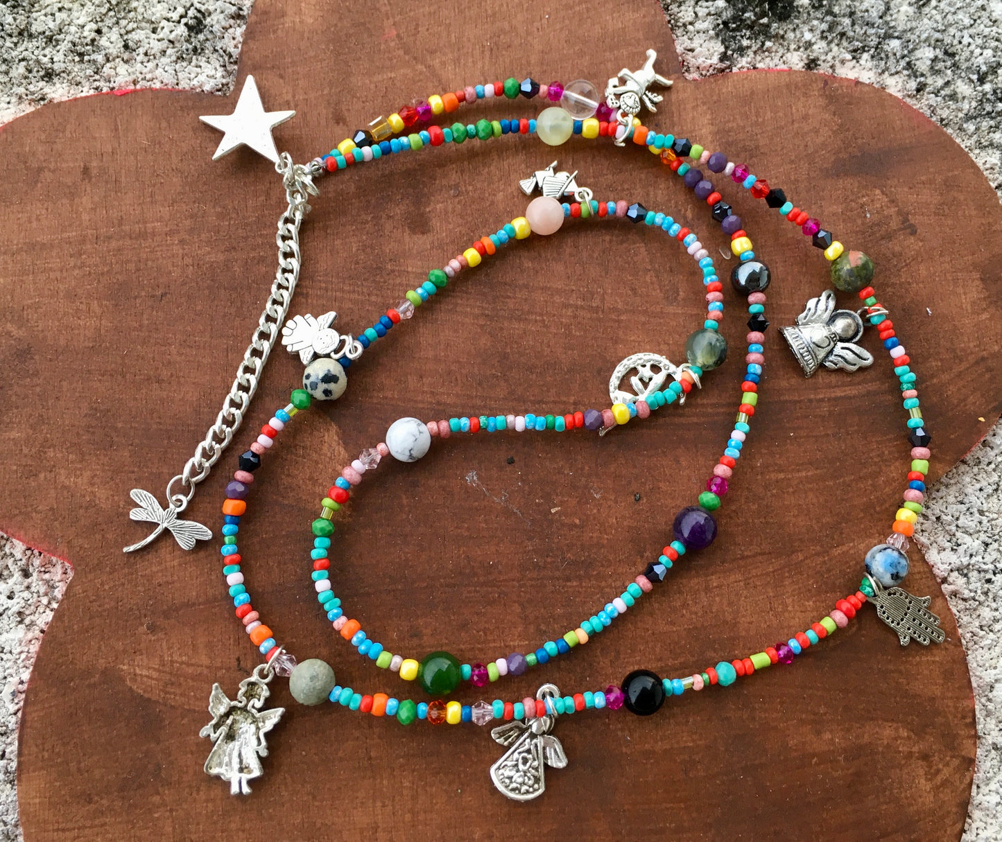 Channel goddess Durga’s fearless energy with our empowering,one of a kind,multi crystal belly chain. Designed to ignite your inner strength and resilienceBelly chainSpectakDurga Dimensions