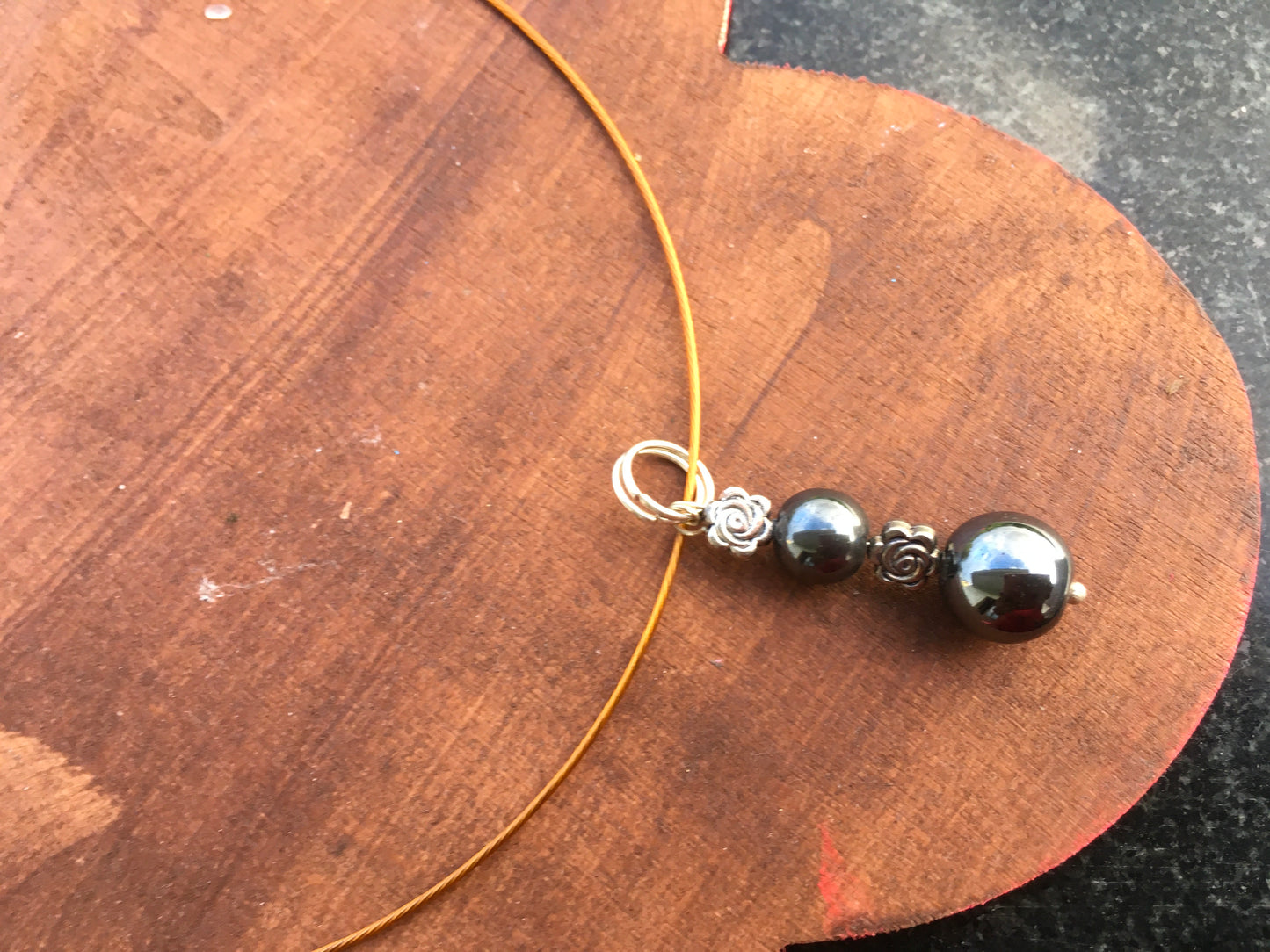 May this hematite pendant  ground,balance and protect you from negative energies. Hematite is said to enhance mental clarity and focus and support confidence and selPendantSpectakSilver lining